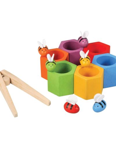 Abejas en la colmena