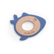 Anilla mordedor Ballena madera y silicona Paulie