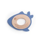 Anilla mordedor Ballena madera y silicona Paulie