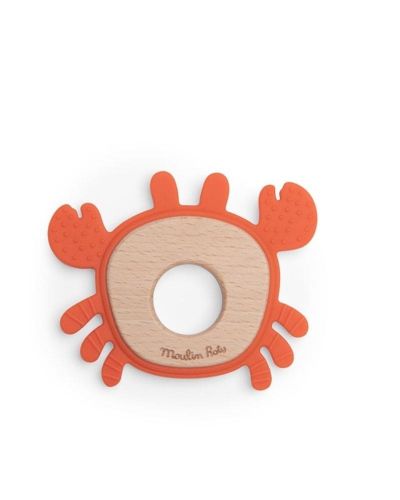 Mordedor Cangrejo madera y silicona Paulie