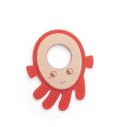 Anilla mordedor Pulpo madera silicona Paulie