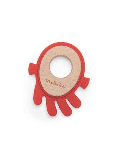 Mordedor Pulpo madera silicona Paulie