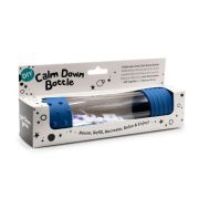 Botella de la calma azul