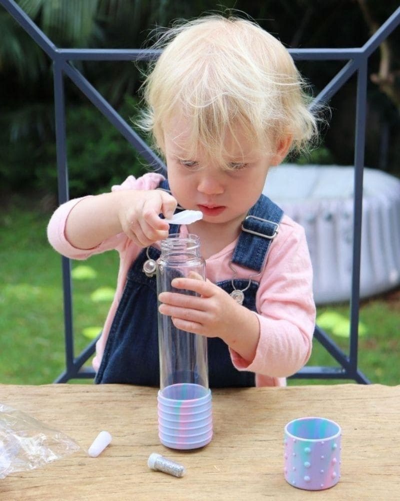 Botella de la calma unicorn