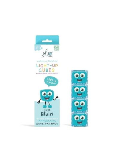 Cubos luminosos azul