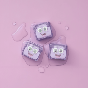 Cubos luminosos lila