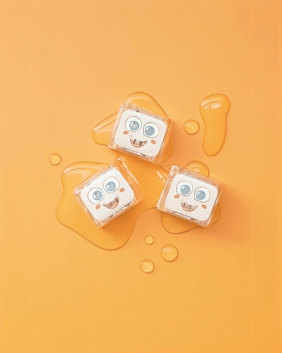 Cubos luminosos multicolor