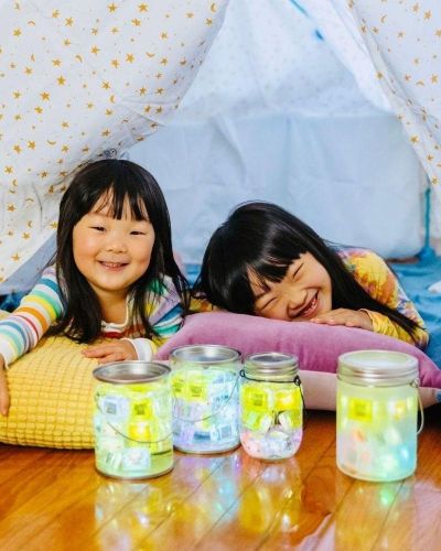 Cubos luminosos amarillo