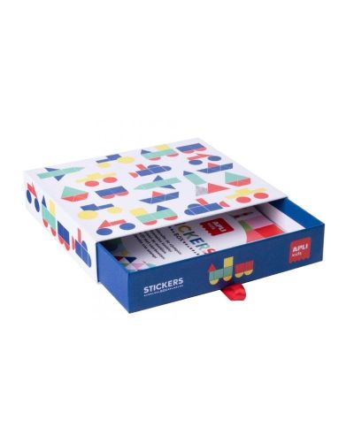 Juego de gomets geométricos