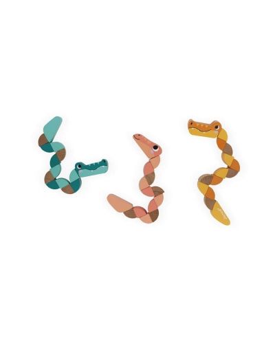 Serpiente y cocodrilo articulados