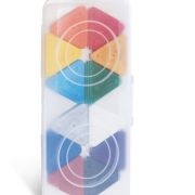 Triángulos de cera 12 colores