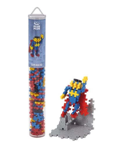 Tubo Plus-Plus 100 pcs Superhéroe