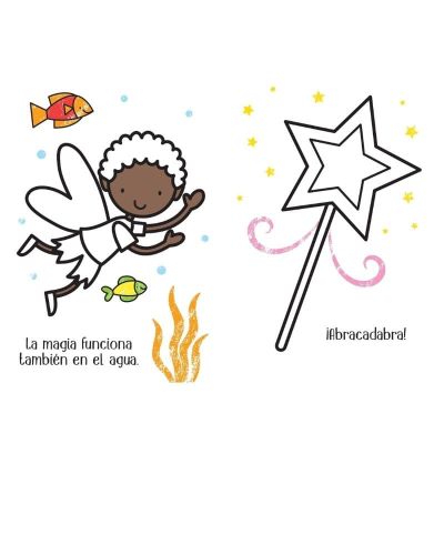 Libro de colorear hadas y elfos