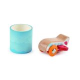 Mini avión con pista adhesiva