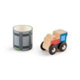 Mini tren con vía adhesiva