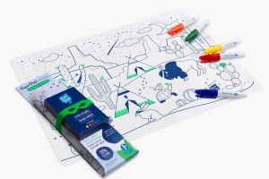 Mantel de silicona Cactus con pulsera verde