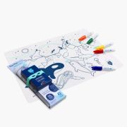 Mantel de silicona Iceberg con pulsera azul