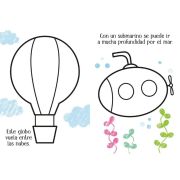 Libro de colorear transportes