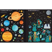 Libro de pegatinas el espacio