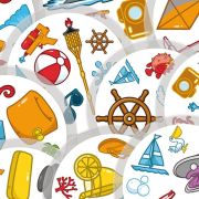 Juego Dobble impermeable para la playa