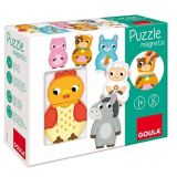 Puzzle magnético animales de granja