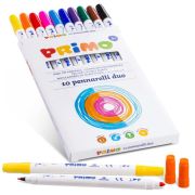10 Rotuladores de colores doble punta