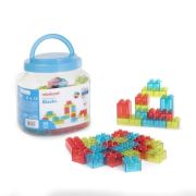 Bloques de construcción translúcidos para jugar en mesa de luz