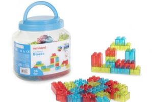 Bloques de construcción translúcidos para jugar en mesa de luz