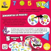 Juego Dobble formas y números instrucciones