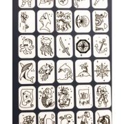 tableta dibujo piratas láminas para calcar