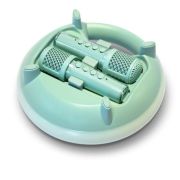 Kidykaraoke con dos micrófonos para guardar.