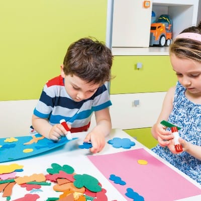 Goma EVA multicolor A4 10 hojas