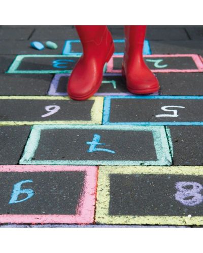 Tizas para suelo 6 colores