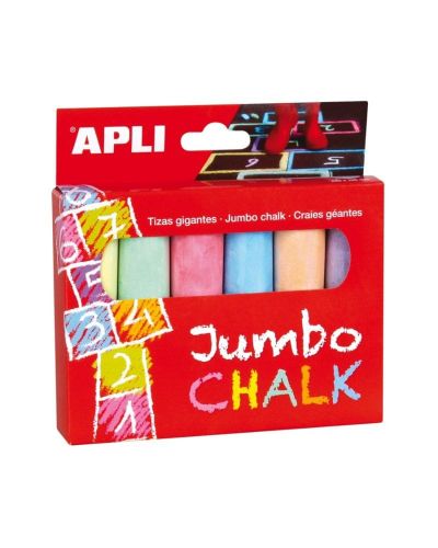 Tizas para suelo 6 colores