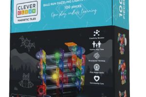 Pista de bolas luminosas 100 piezas magneticos