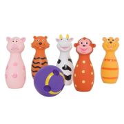 Juego de bolos animales