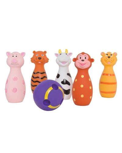 Juego de bolos animales