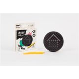 Pizarra magnética Impad negra (pequeña) para llevar de viaje