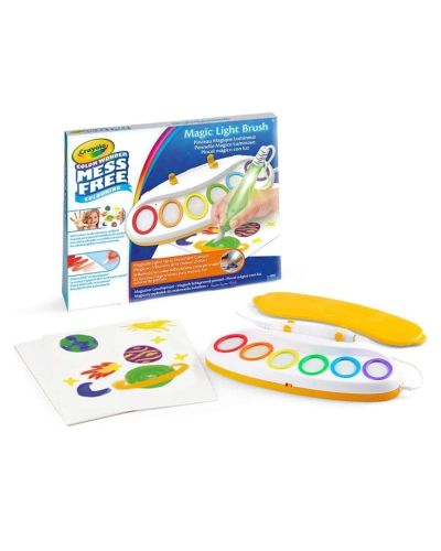 Colorea sin manchas. Pincel mágico luminoso