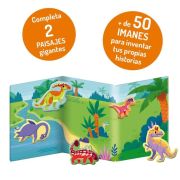 Libro aventura imantada dinosaurios para los pequeños