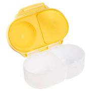 Fiambrera 2 compartimentos amarilla bbox