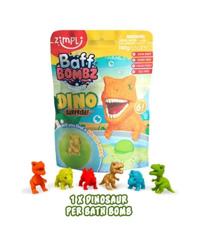 Bomba de baño sorpresa dino