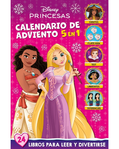 Calendario de Adviento 5 en 1 Princesas Disney