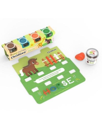 Plastilina Natural Set Ecocup Horse 