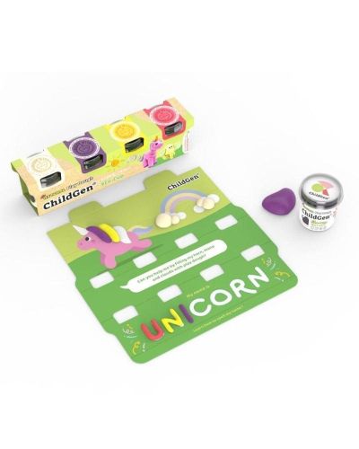 Plastilina Natural Set Ecocup Unicorn