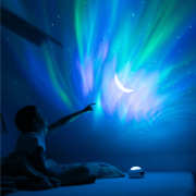 Proyector UFO Galaxy RGBW con control remoto