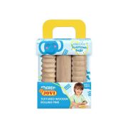 Rodillo de madera para plastilina y arena