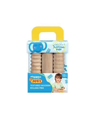 Rodillo de madera para plastilina y arena