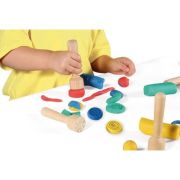 Sello de madera para plastilina y arena