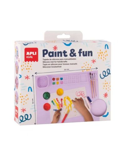 Tapete de silicona para manualidades violeta